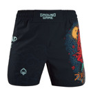 GROUNDGAME ashi garami FIGHTSHORTS - BLACK